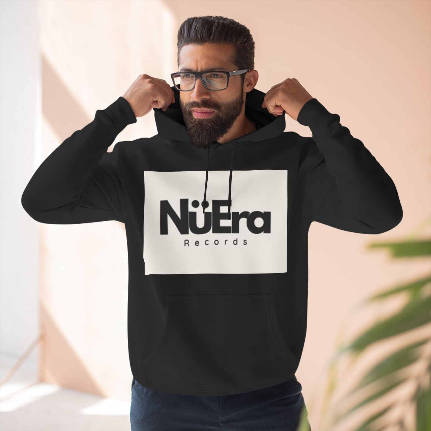 NuEra Records - Three-Panel Fleece Hoodie