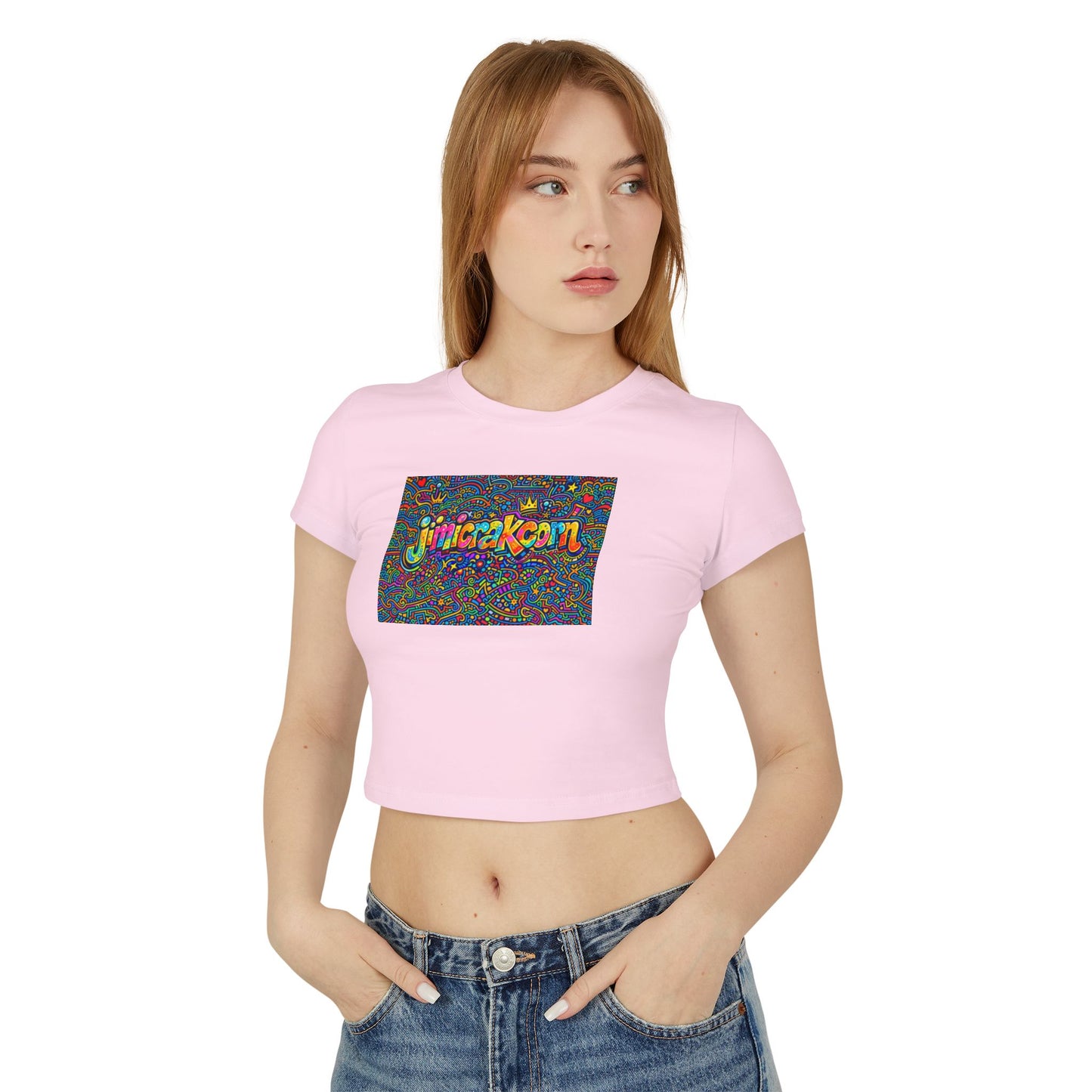 00_Women's "jimicrakcorn" Baby Tee