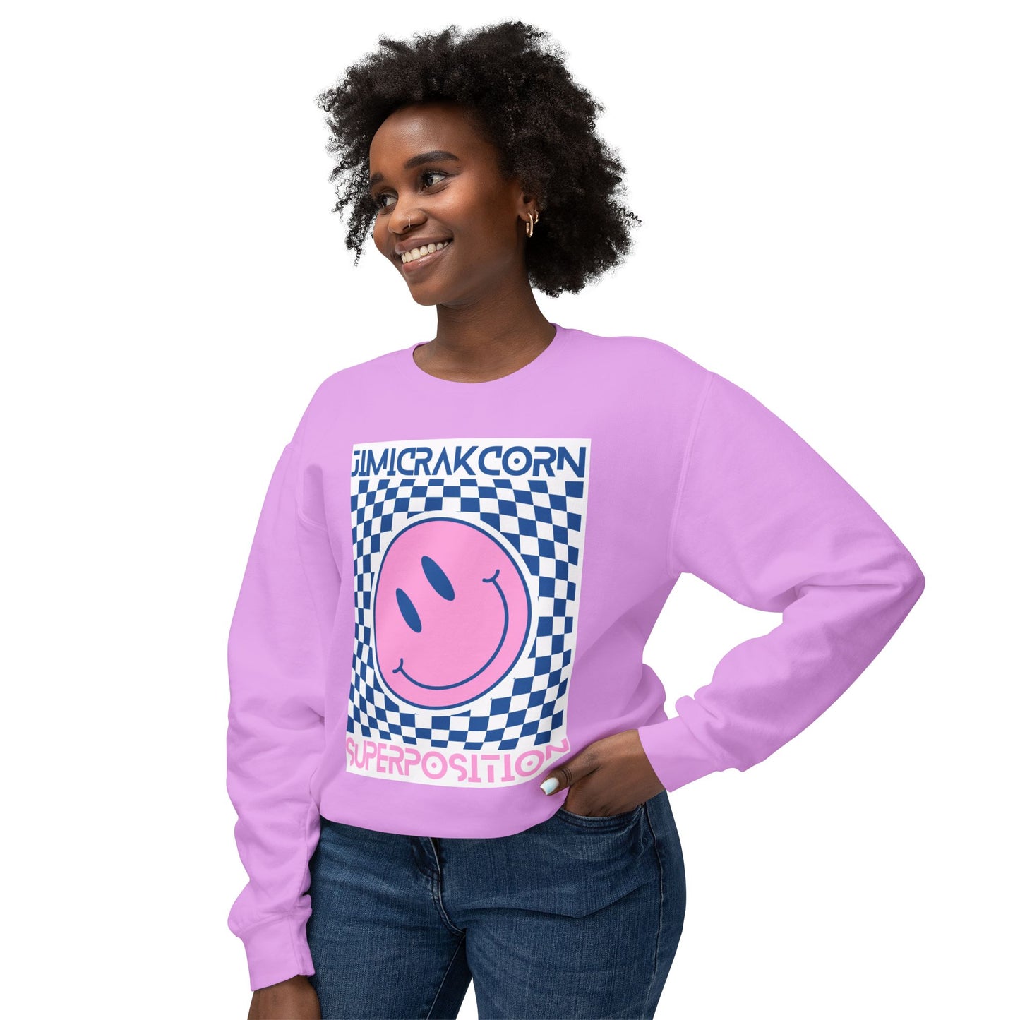 18 - jimicrakcorn - Superposition - Lightweight Crewneck Sweatshirt