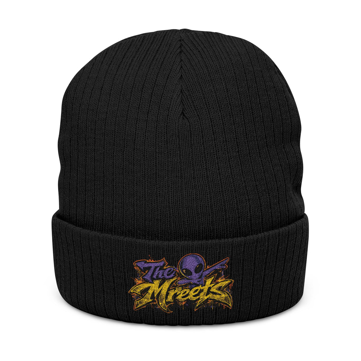 42 - The Mreets - Ribbed Knit Beanie (Embroidery)