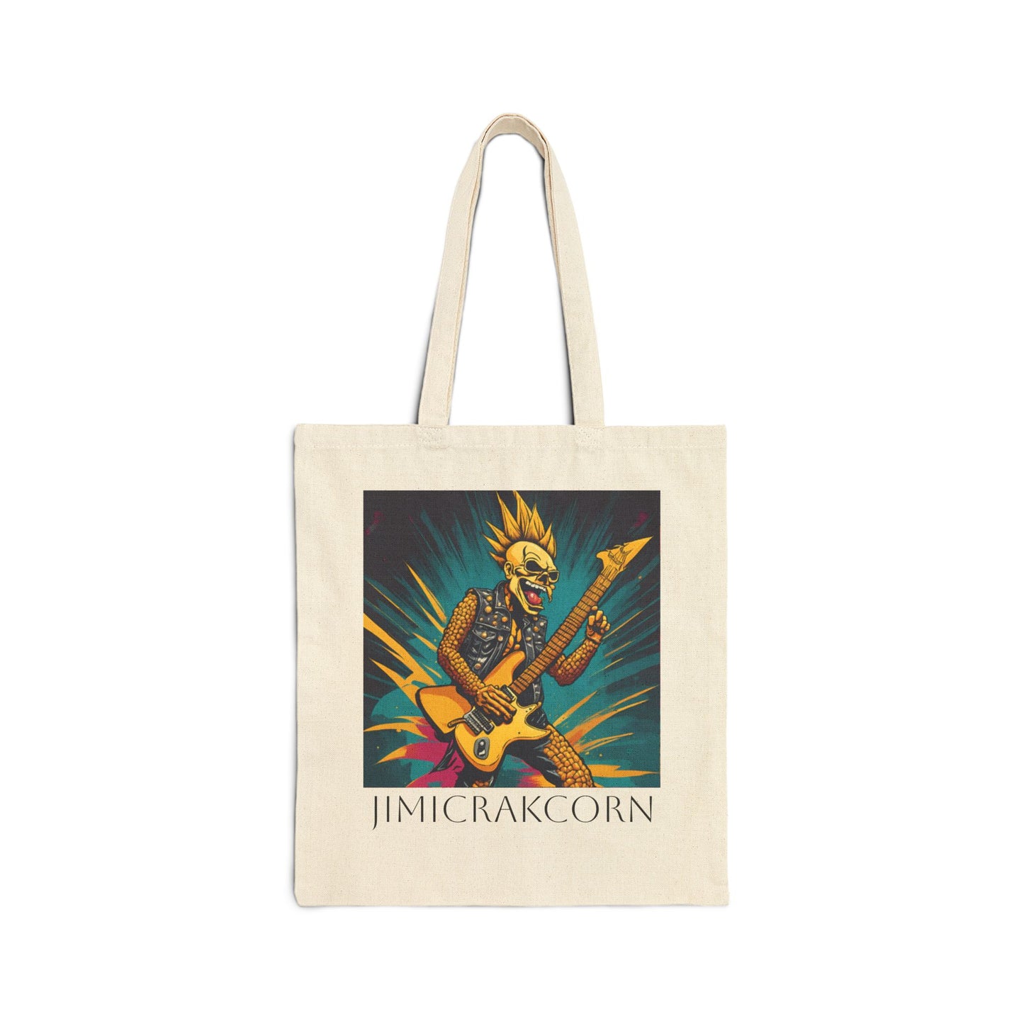 jimicrakcorn "Skull Corner" - Cotton Canvas Tote Bag