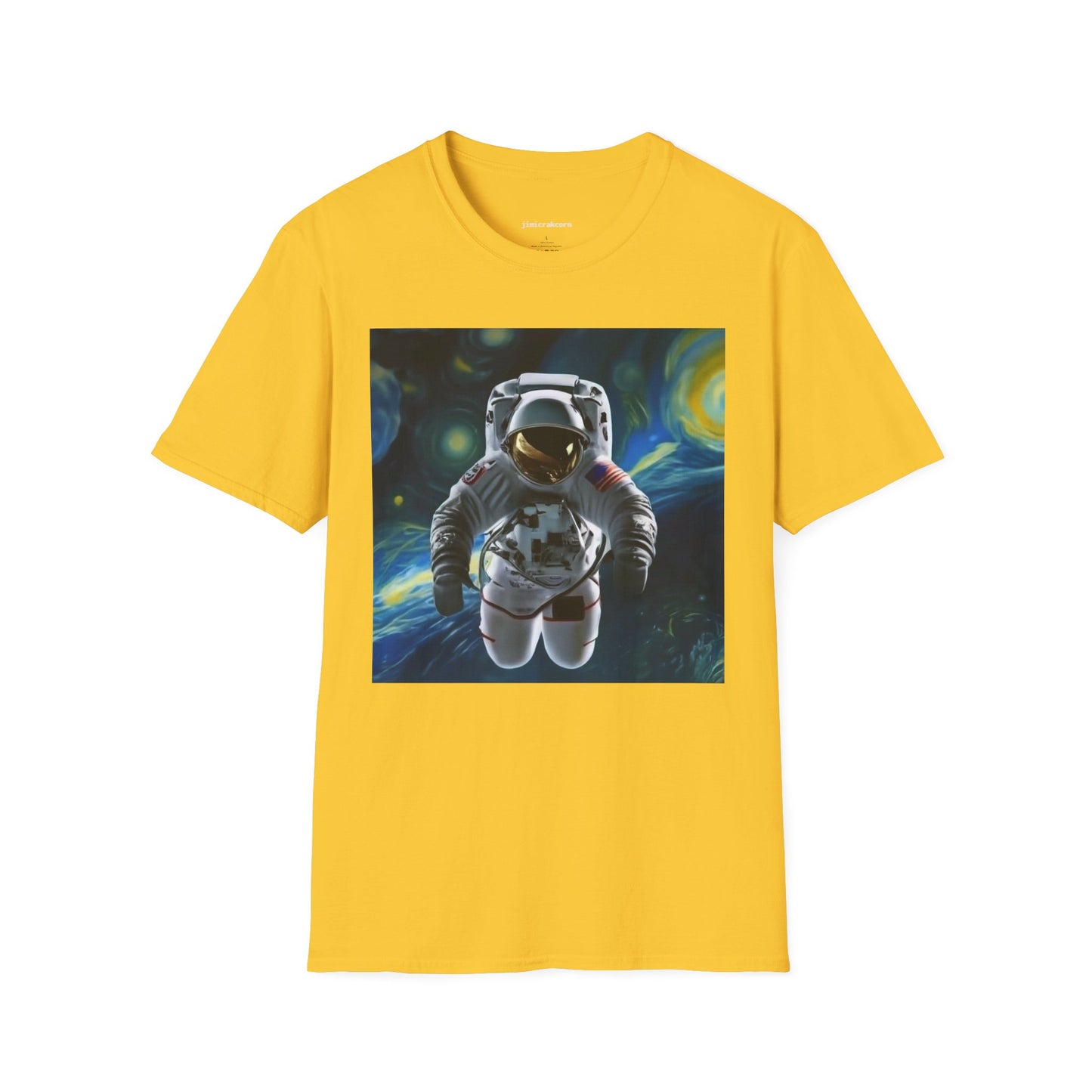 Unisex "Space Man Blue" Softstyle T-Shirt