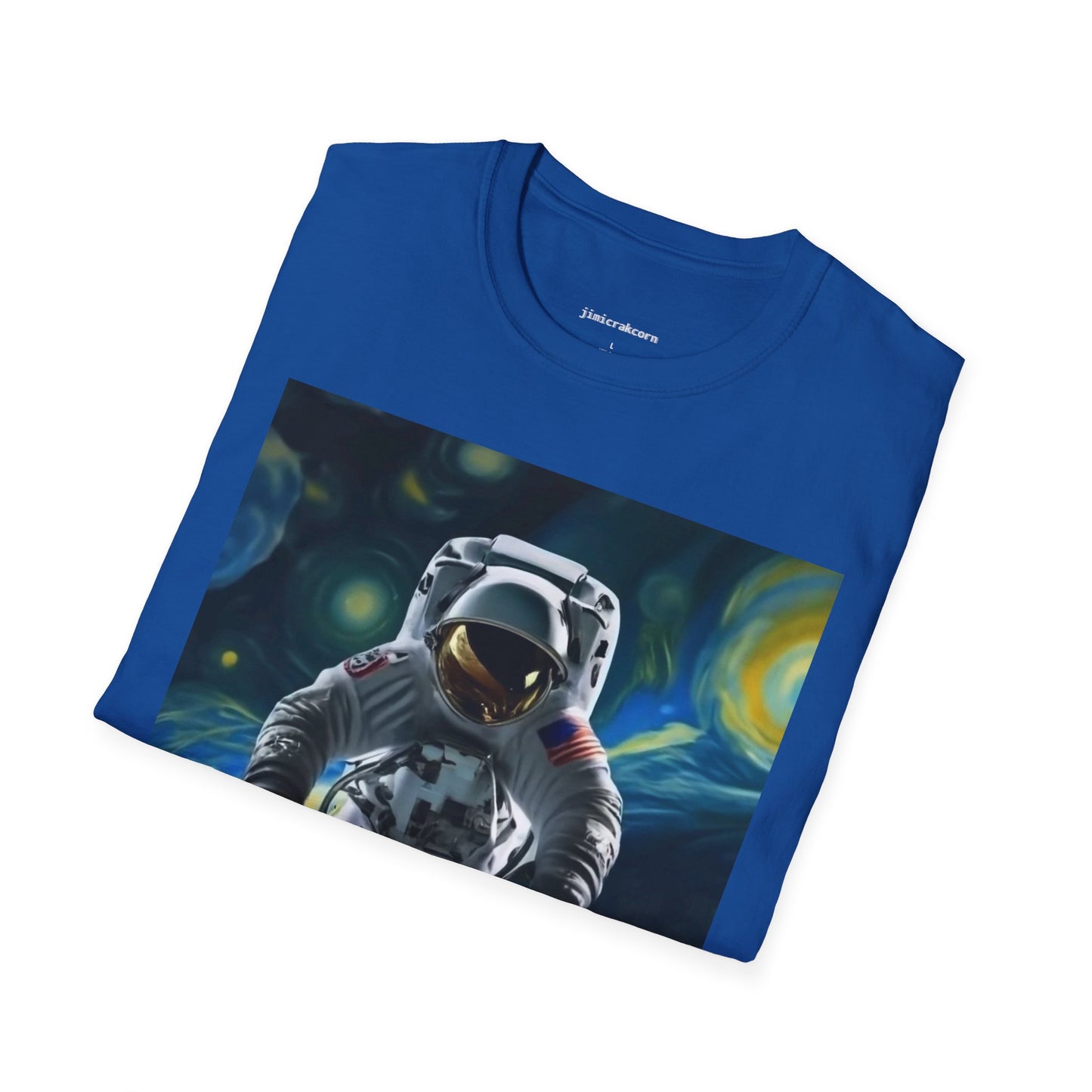 Unisex "Space Man Blue" Softstyle T-Shirt