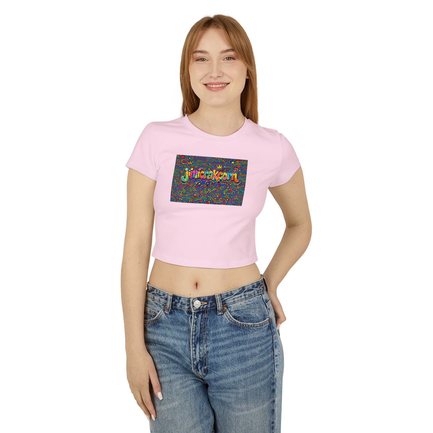 00_Women's "jimicrakcorn" Baby Tee