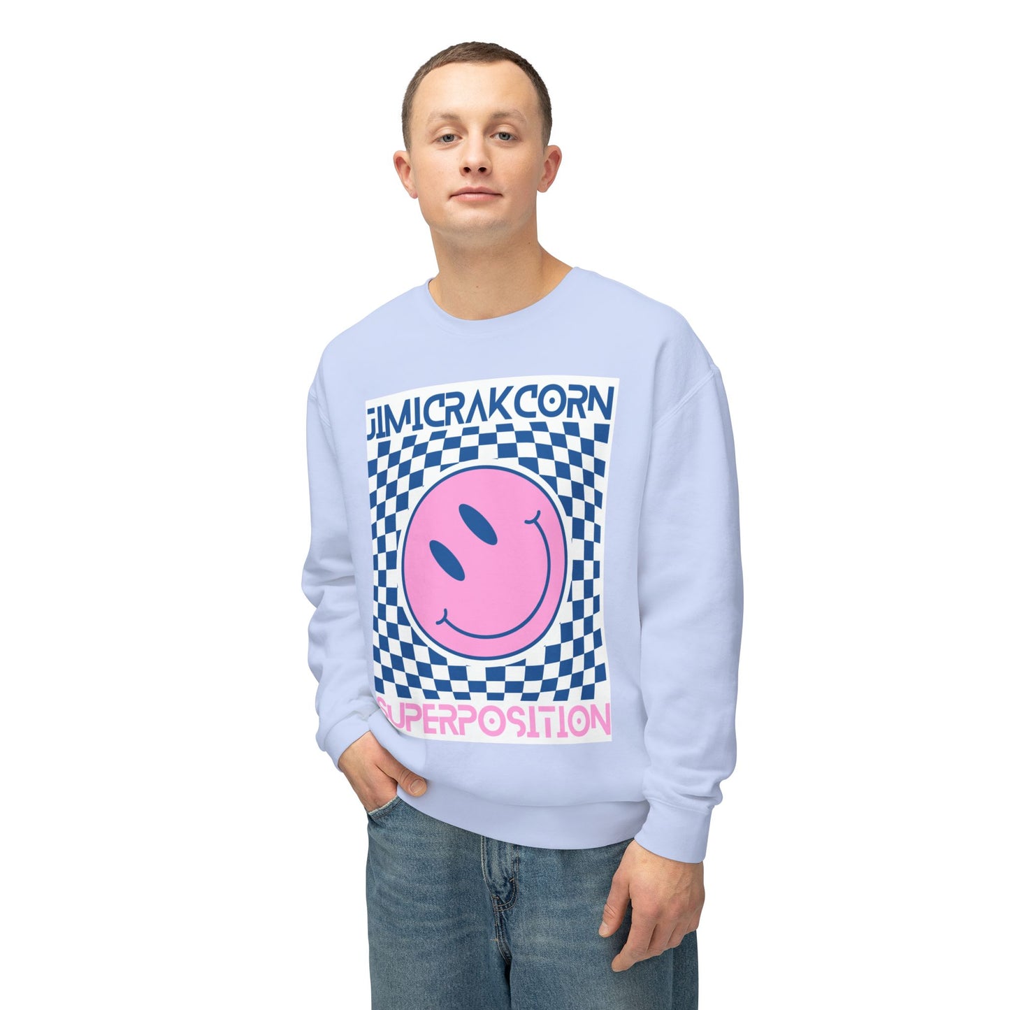 18 - jimicrakcorn - Superposition - Lightweight Crewneck Sweatshirt