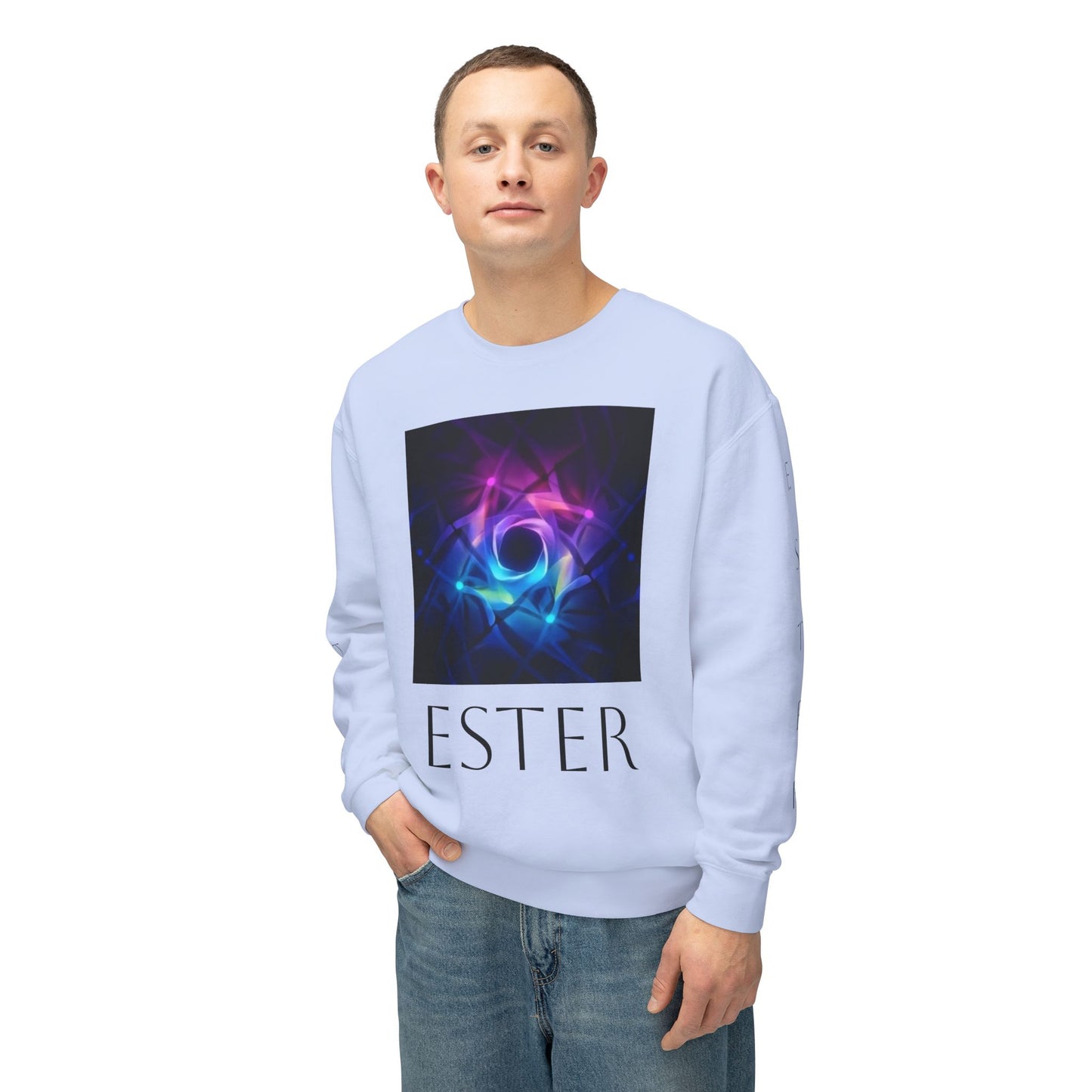 66_"Ester" Lightweight Crewneck Sweatshirt