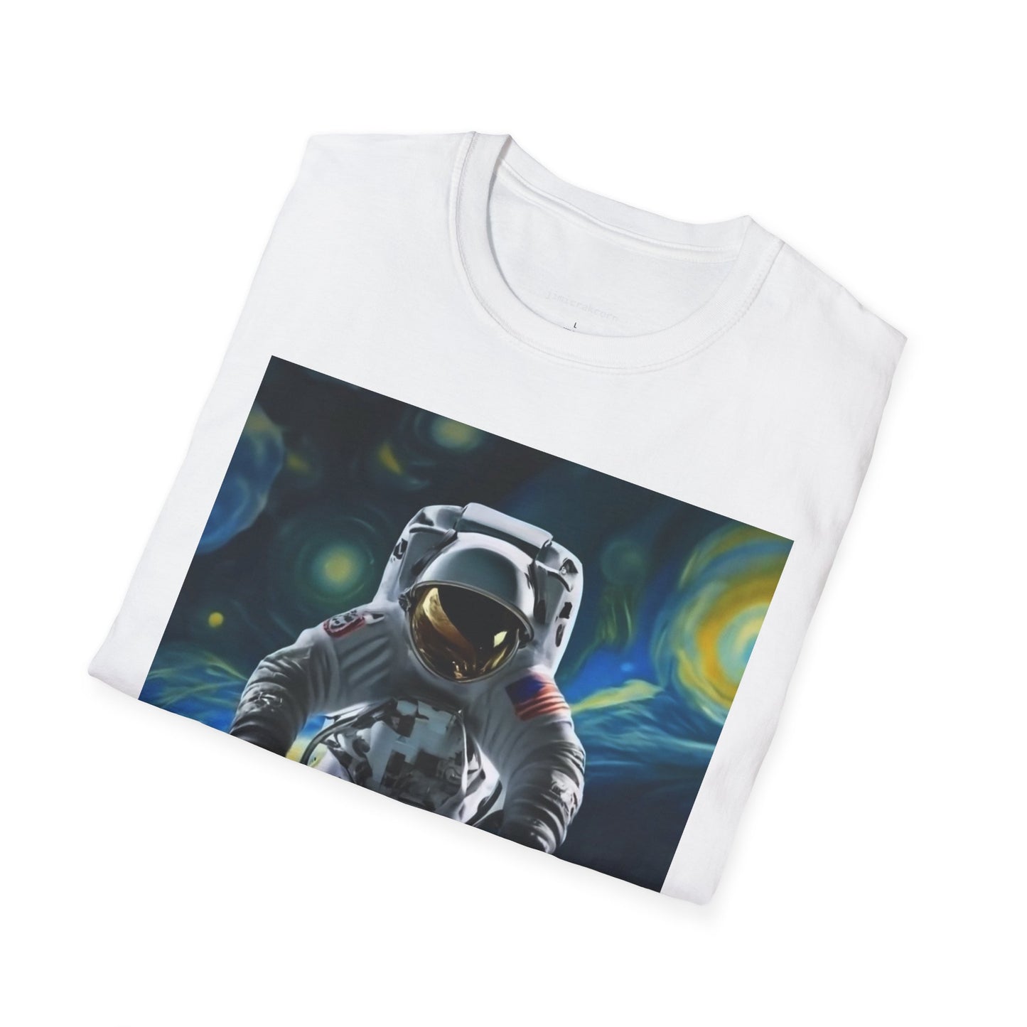 Unisex "Space Man Blue" Softstyle T-Shirt