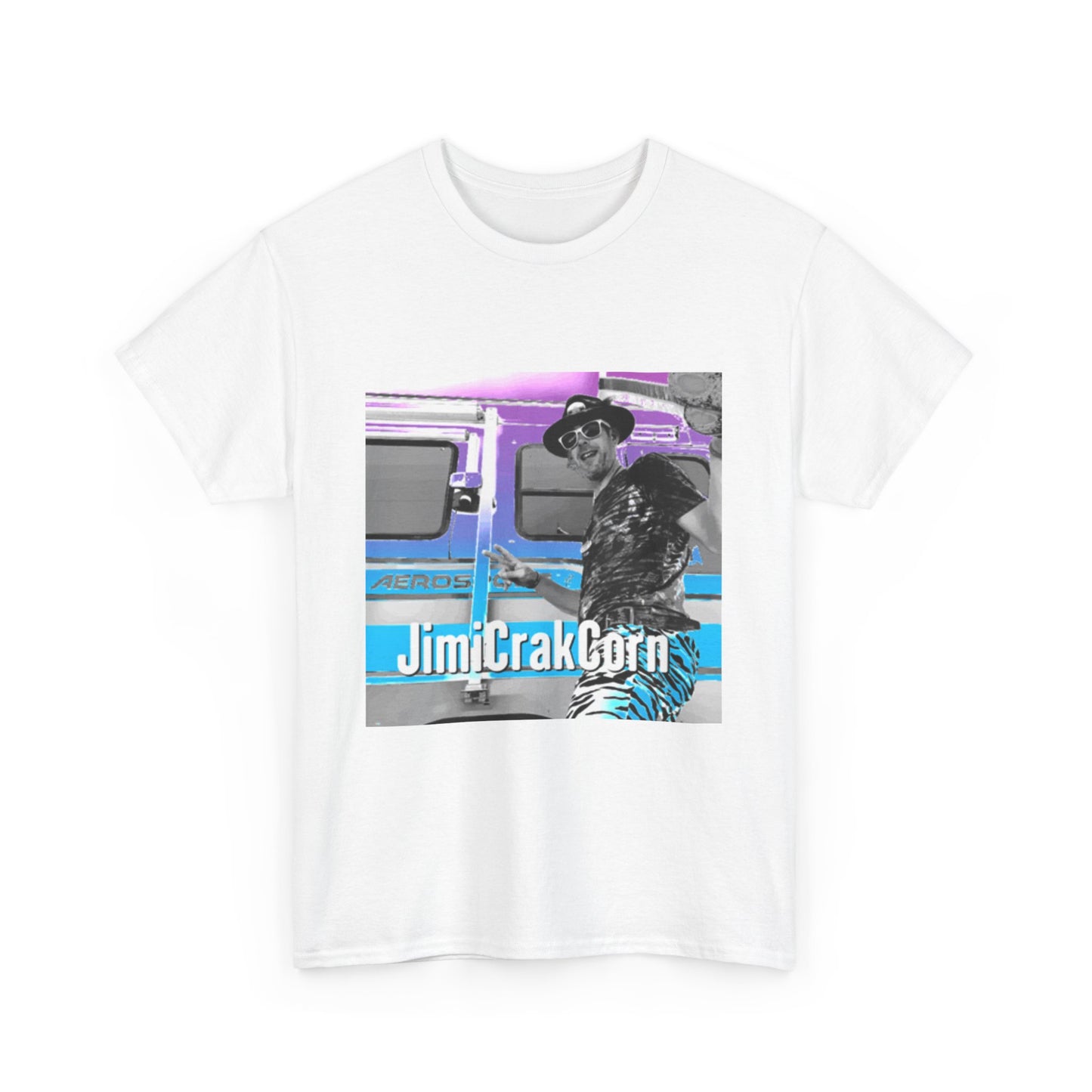 T-Shirt 1st Edition jimicrakcorn T-Shirt - Psychedelic White