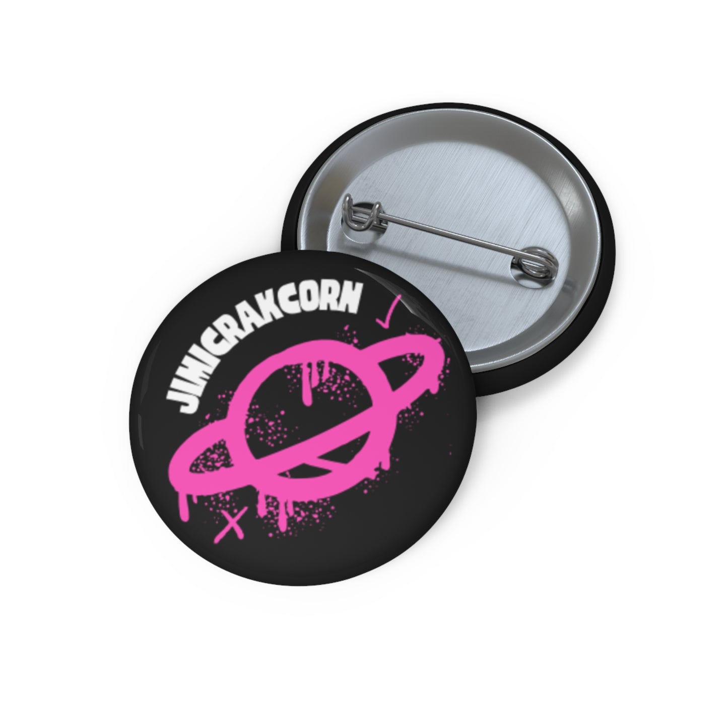 26_"jiimicrakcorn neon" Custom Pin Button