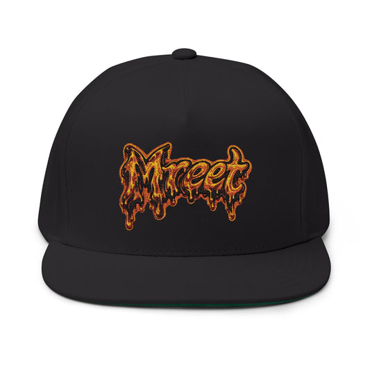 38 - Mreet - Flat Bill Cap (Embroidery)