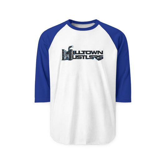 22 - Milltown Hustlers - Unisex Three-Quarter Sleeve Raglan Shirt