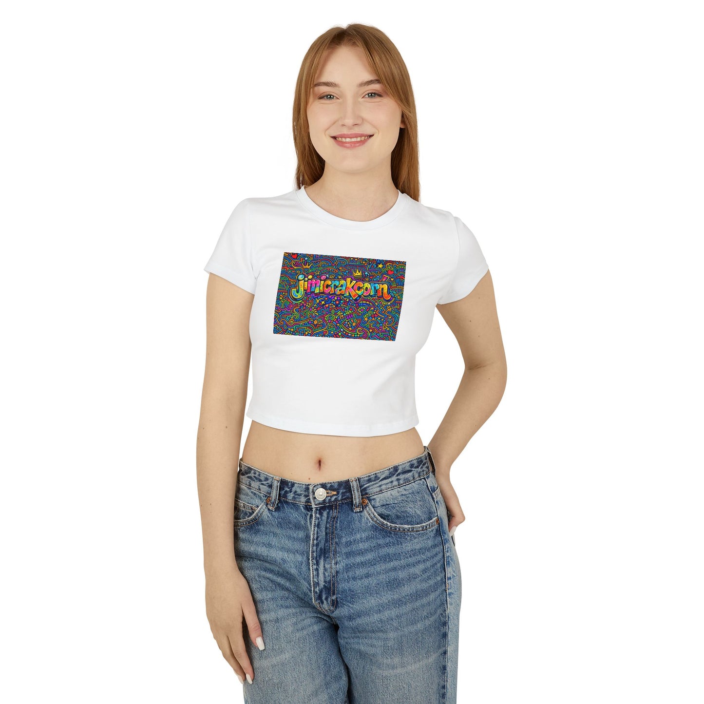 00_Women's "jimicrakcorn" Baby Tee