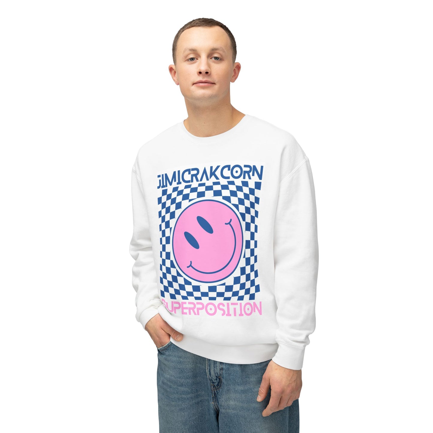 18 - jimicrakcorn - Superposition - Lightweight Crewneck Sweatshirt