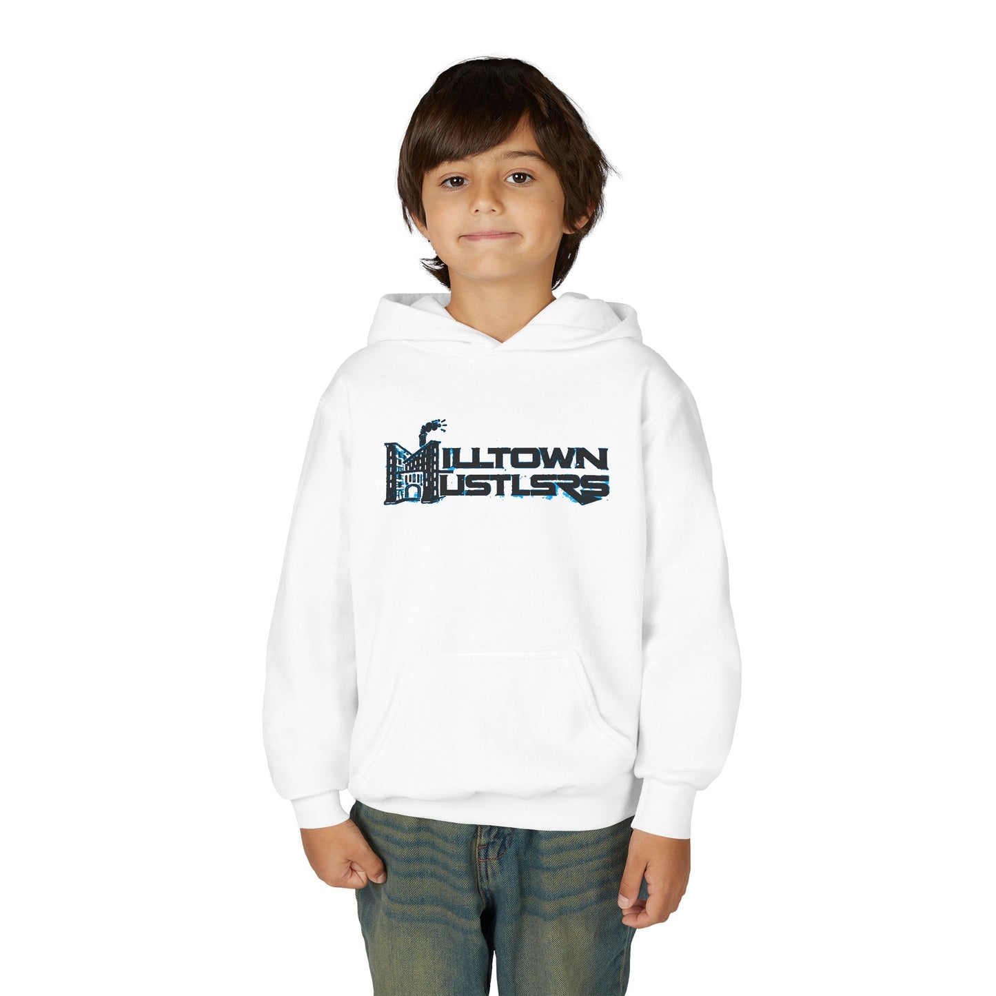 22 - Milltown Hustlers - Youth Heavy Blend Hooded Sweatshirt
