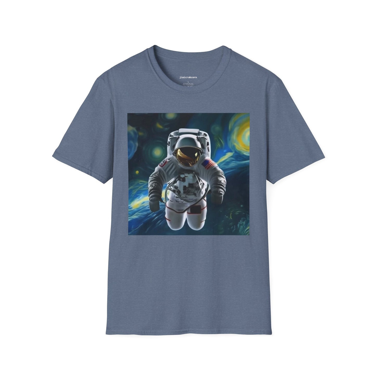 Unisex "Space Man Blue" Softstyle T-Shirt