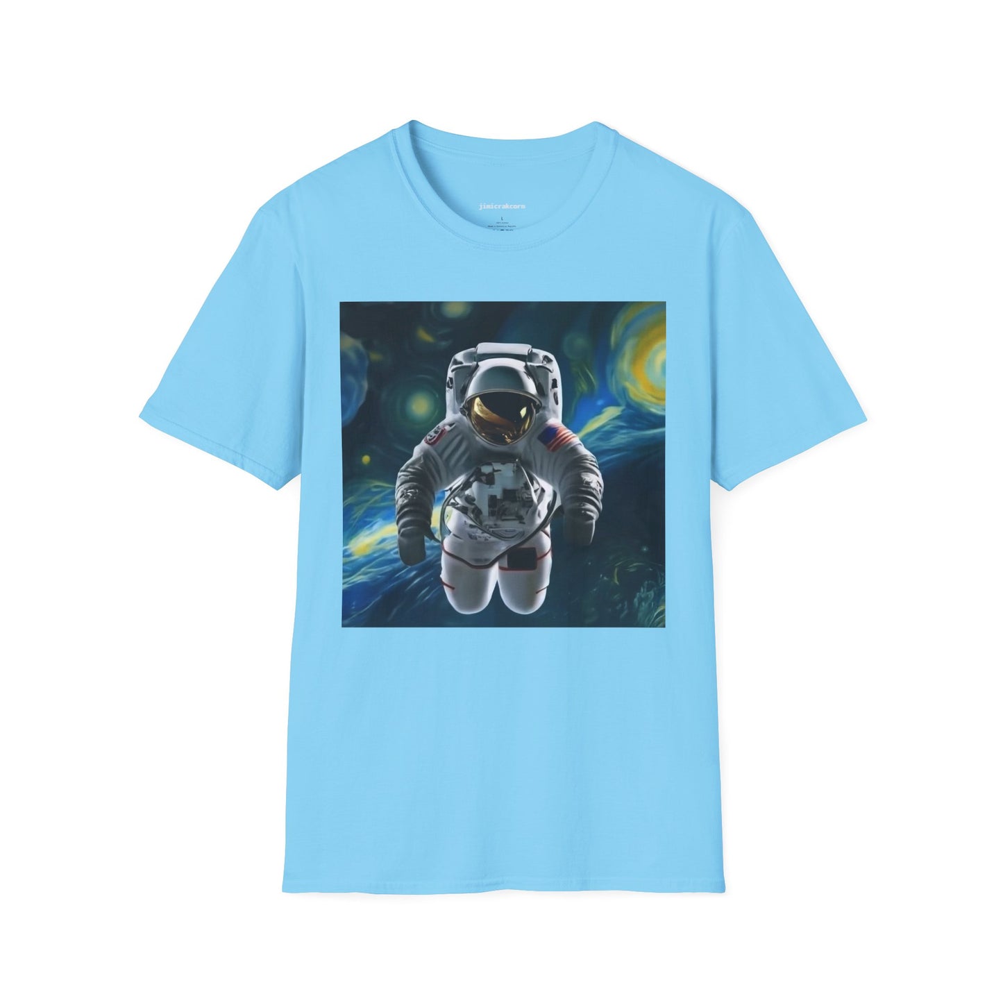 Unisex "Space Man Blue" Softstyle T-Shirt