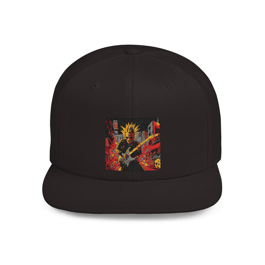 91_"City Skulls" - Flat Bill Snapback