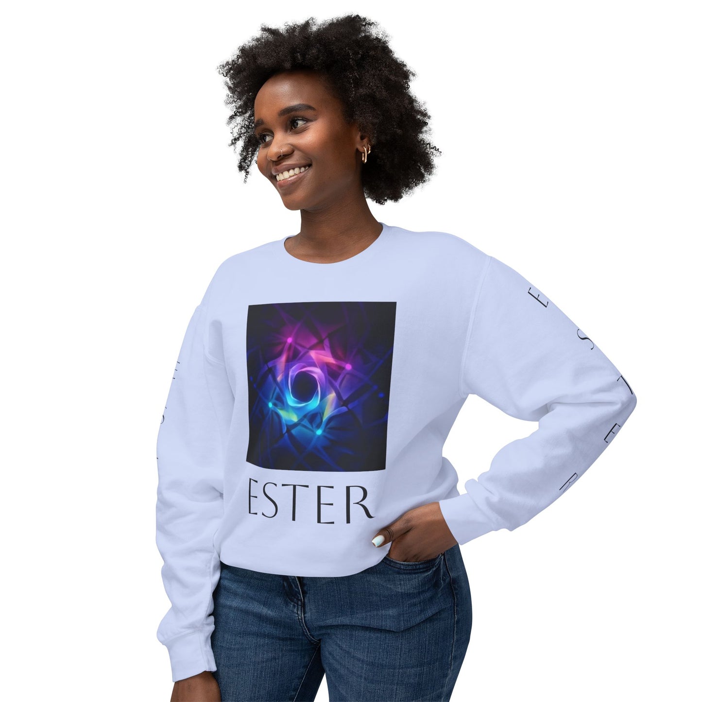 66_"Ester" Lightweight Crewneck Sweatshirt