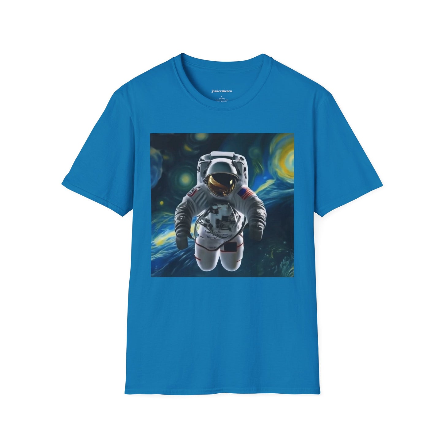 Unisex "Space Man Blue" Softstyle T-Shirt