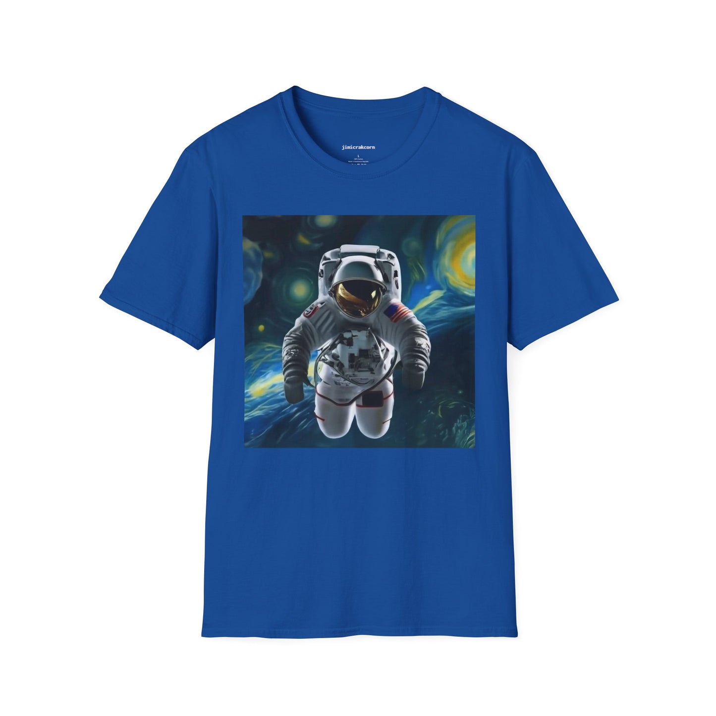 Unisex "Space Man Blue" Softstyle T-Shirt