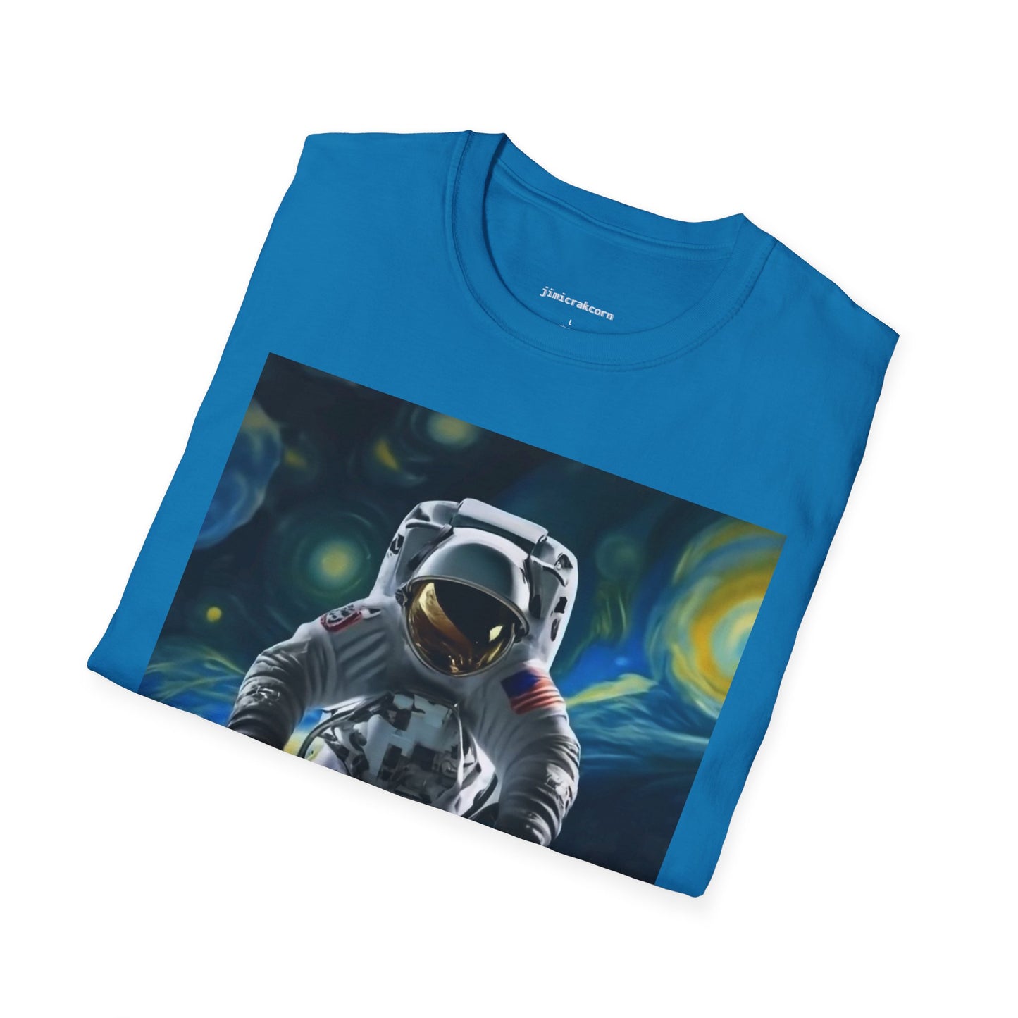 Unisex "Space Man Blue" Softstyle T-Shirt