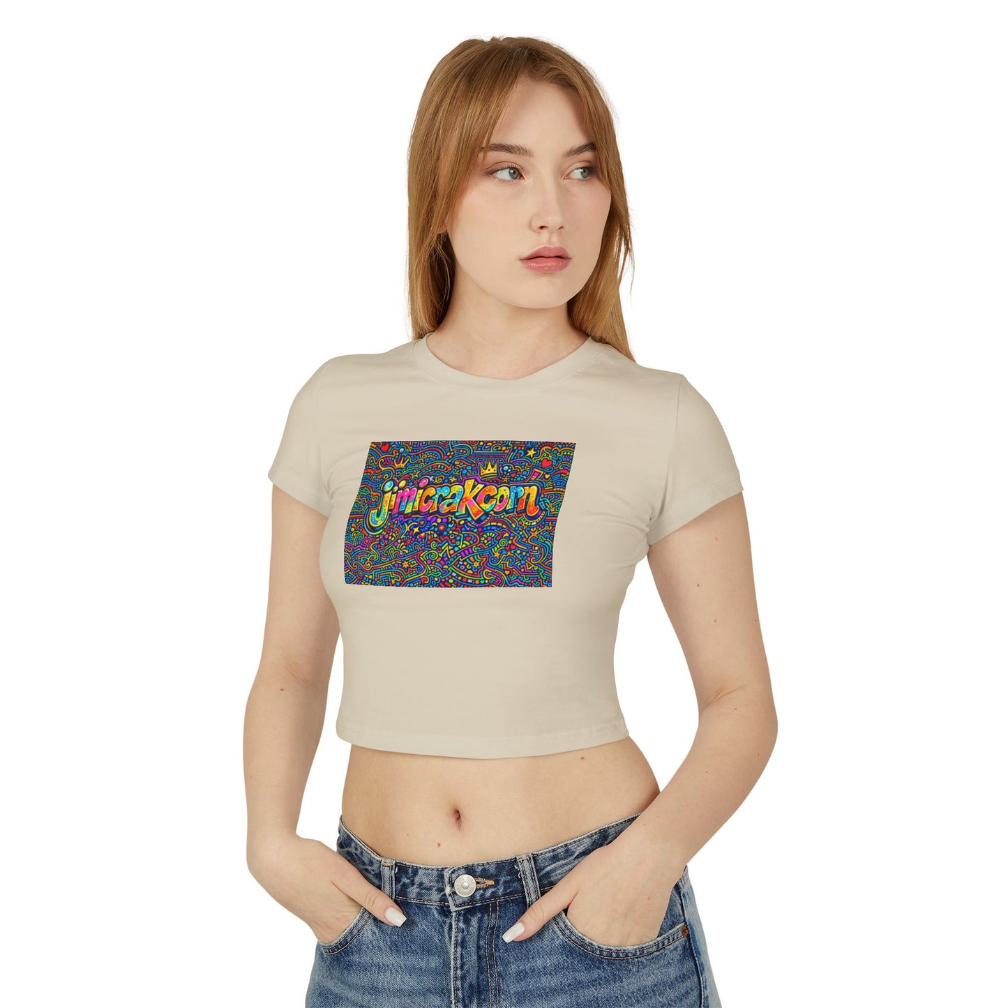 00_Women's "jimicrakcorn" Baby Tee