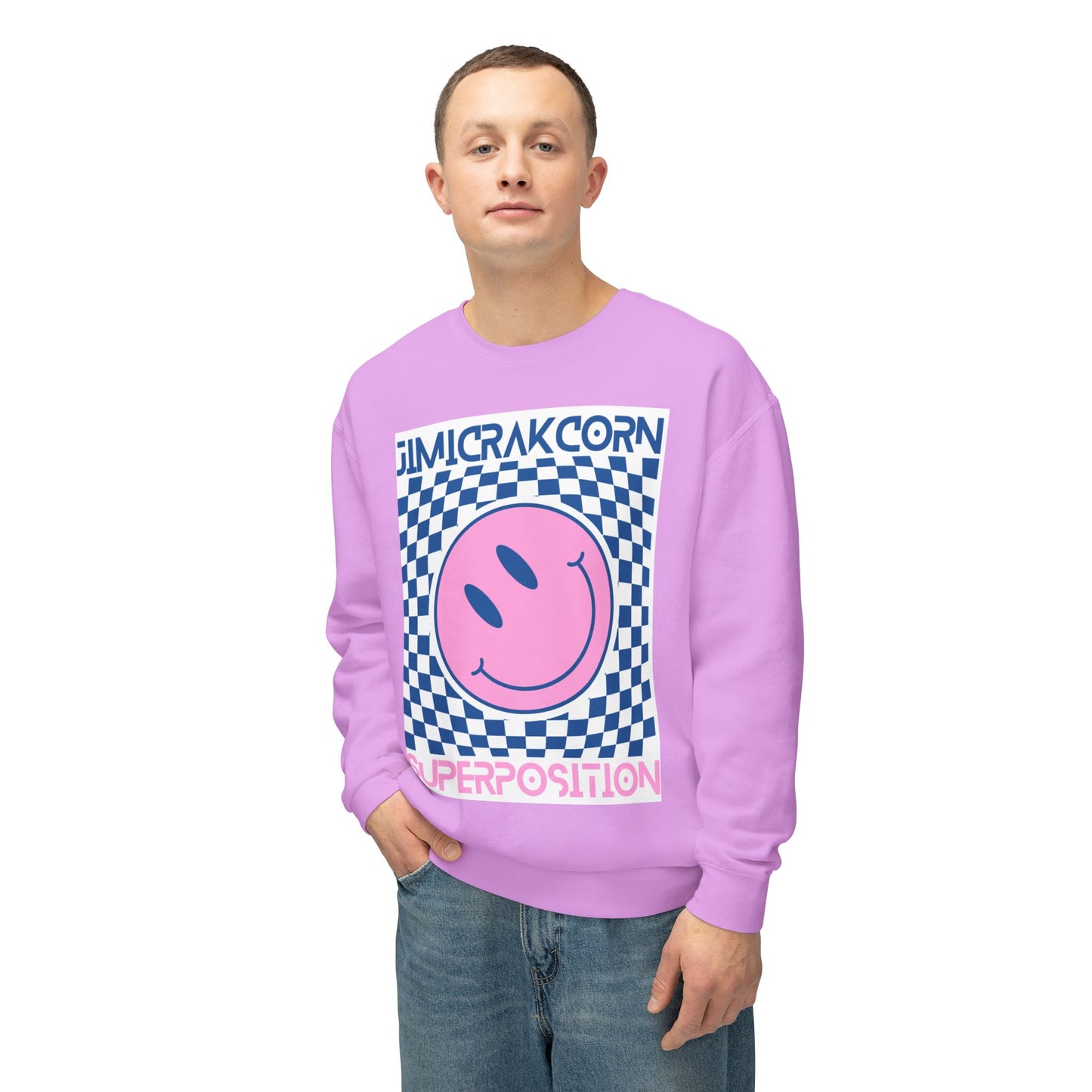 18 - jimicrakcorn - Superposition - Lightweight Crewneck Sweatshirt