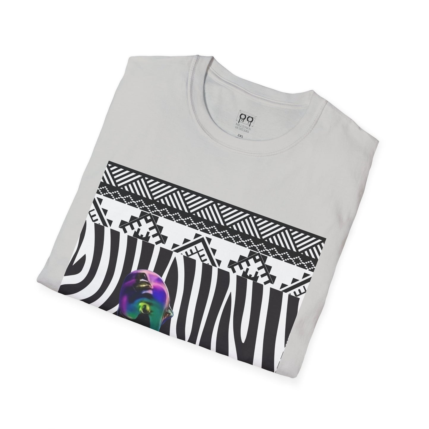 09_Milltown Hustlers "Zebra Africana" Unisex Softstyle T-Shirt