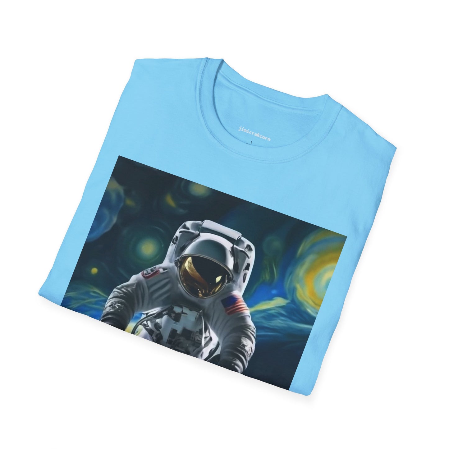 Unisex "Space Man Blue" Softstyle T-Shirt