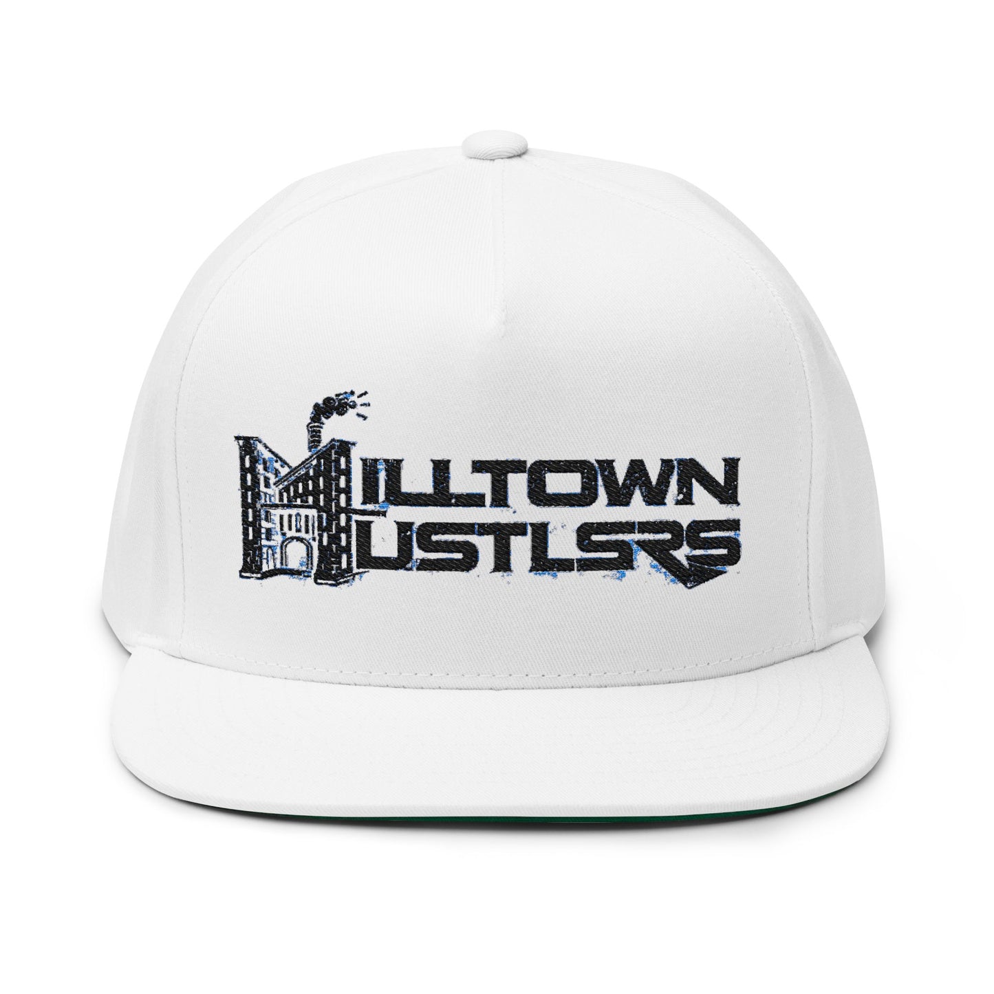 26 - Milltown Hustlers - Flat Bill Cap (Embroidery)