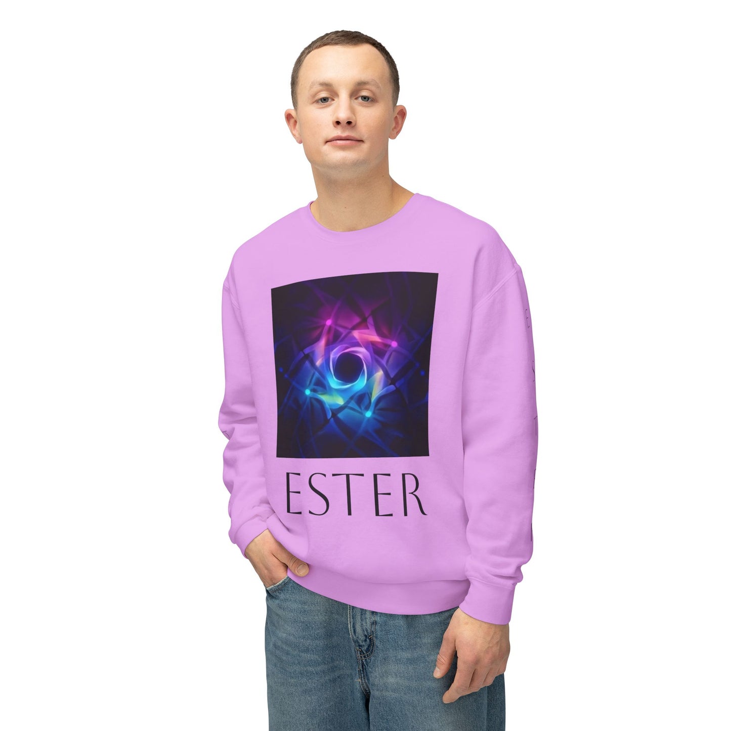 66_"Ester" Lightweight Crewneck Sweatshirt